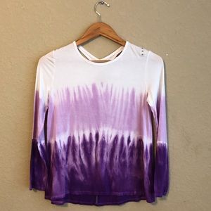 Girls Justice purple ombré top size 12
